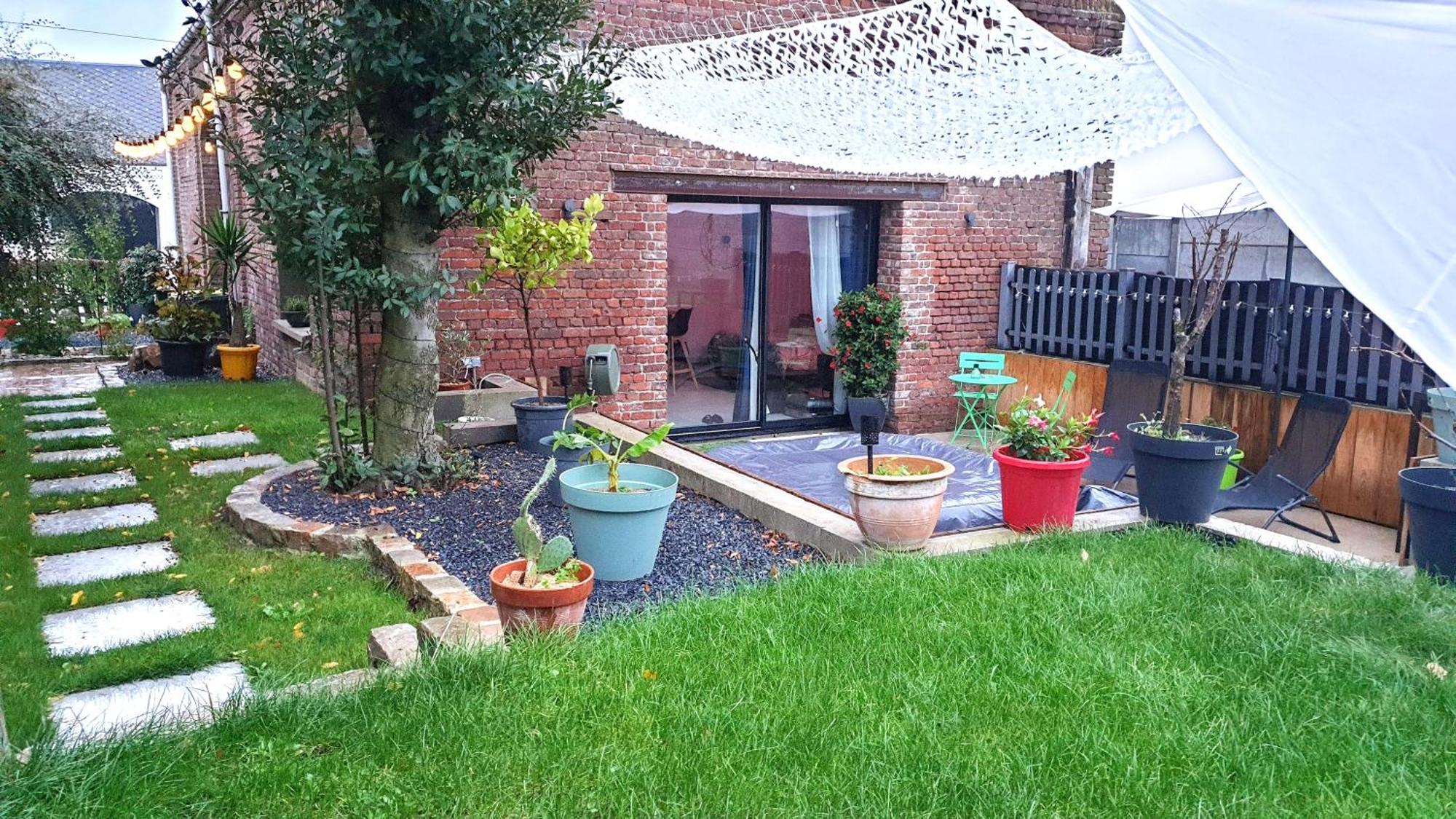Gary Suite - Studio Cosy, Spa Et Jardin Privatif A 4 Min De Cambrai Awoingt Luaran gambar