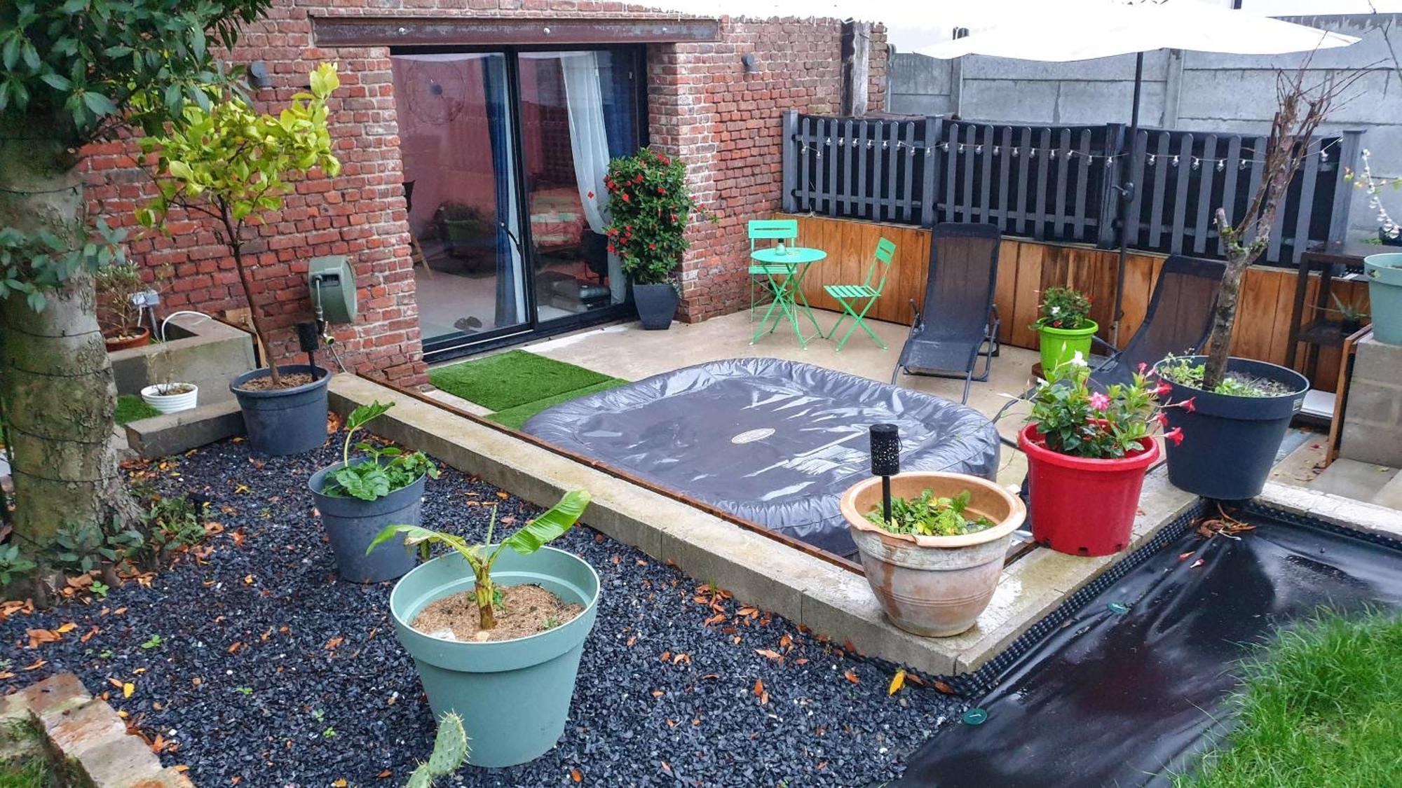 Gary Suite - Studio Cosy, Spa Et Jardin Privatif A 4 Min De Cambrai Awoingt Luaran gambar