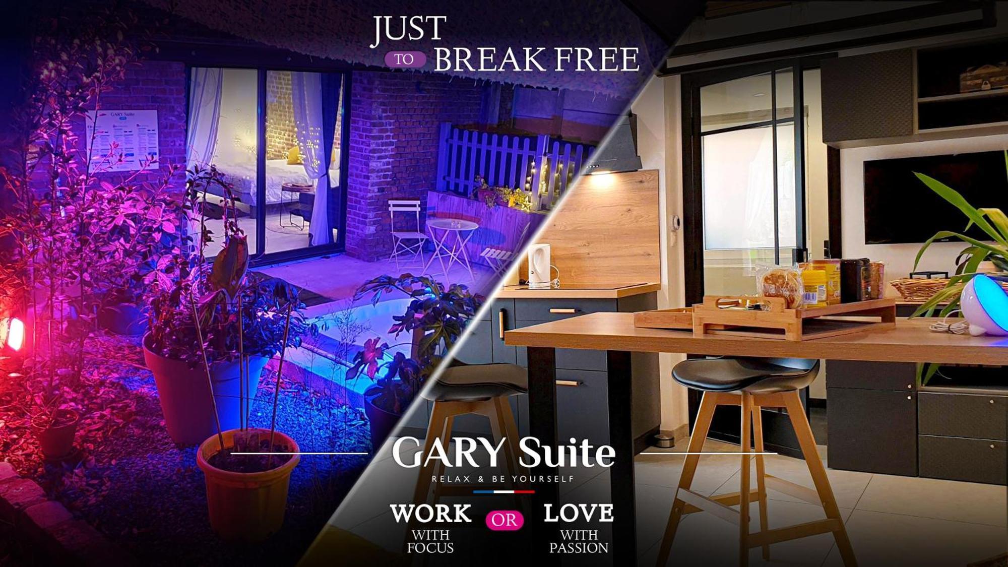 Gary Suite - Studio Cosy, Spa Et Jardin Privatif A 4 Min De Cambrai Awoingt Luaran gambar